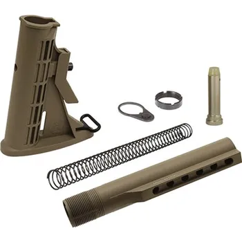 Teleskopická pažba (sada) na M4/AR15 UTG Mil-spec FDE