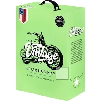 Víno American Vintage Chardonnay American Vintage, bag in box, 3l