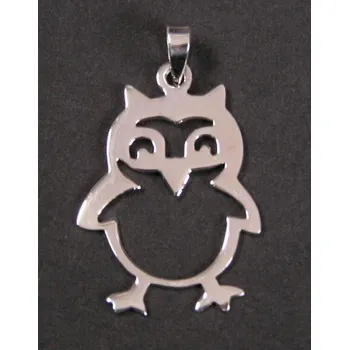 Přívěsek Silueta ptáka - stříbnrý přívěsek