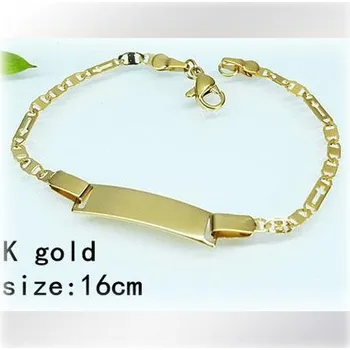 Řetízek 16cm náramek s PVD pozlacením