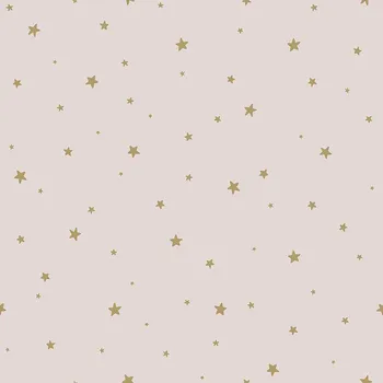 Tapeta Starorůžová vliesová tapeta se zlatými hvězdičkami 139260, Forest Friends, Esta