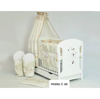 Dětská postýlka Postýlka s kompletní výbavou Classic model 25