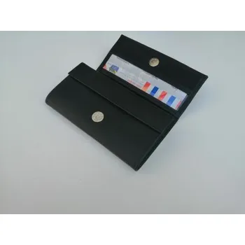 Peněženka Kožená peněženka - hospodská kasírka - barva : černá