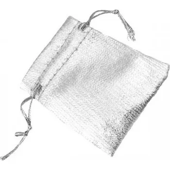 Dárková taška Dárkový sáček - stříbrná barva