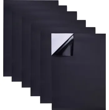 Křídová samolepicí tabule, 29x21x0.03cm, černá, 1 ks