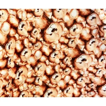 Látka MINKY, 1mx150cm, plyšoví méďové