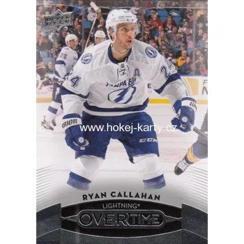 Sběratelská karetní hra insert karta RYAN CALLAHAN 15-16 UD Overtime číslo 149