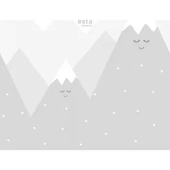 Tapeta Vliesová dětská tapeta Hory 158840, 1,86 x 2,79 m, Little Bandits, Esta