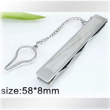 Spona na kravatu Spona na kravatu - světlá, 7.5g, 58x8mm