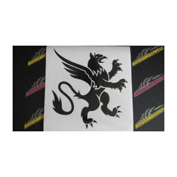 Samolepící dekorace SAMOLEPKA Lev heraldika 003 pravá (17 - šedá) NA AUTO, NÁLEPKA, FÓLIE, POLEP, TUNING, VLASTNÍ TEXT, TISK, AUTOSAMOLEPKY.cz, POLEPY, OBRÁZEK, LOGO, SAMOLEPKY