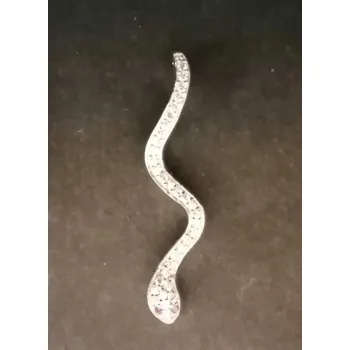 Přívěsek Had - zdobený mikrosettingem - přívěsek ze stříbra