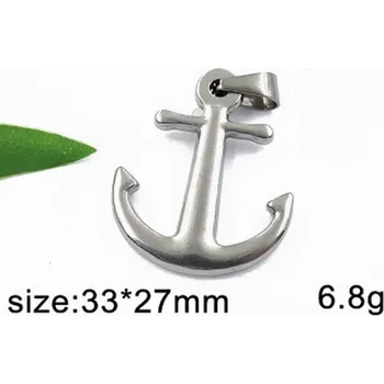 Přívěsek Kotva - 33x27mm - ocelový přívěsek