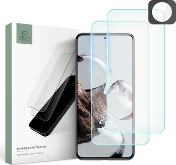 Tech Protect Supreme Set ochranné sklo pro Xiaomi 12T Pro čiré 2+1 ks