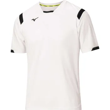 Pánské tričko Pánské sportovní tričko Mizuno Premium Handball Shirt M / White Velikost: 3XL