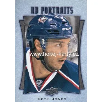 Sběratelská karetní hra insert karta SETH JONES 16-17 UD Ser. 1 Portraits číslo P-1