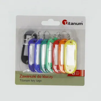 Přívěsky na klíče, mix barev, 8ks/bal.