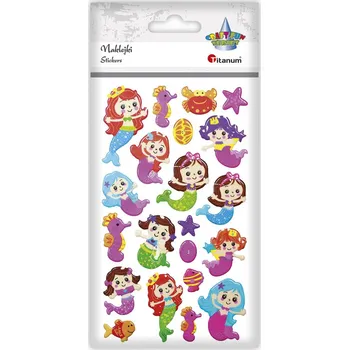 samolepka ST406, Samolepky, malé mořské panny, rozměr arch 16,5x9,5cm