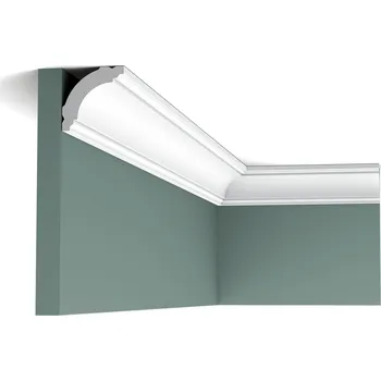 Podlahová lišta Stropní lišta 200 x 4 x 4 cm, CB510N, Durofoam, Orac Decor