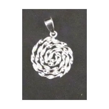 Přívěsek Spirálkové něco - stříbrný přívěsek