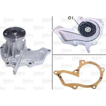 Chladič motoru Vodní čerpadlo, chlazení motoru VALEO 506472