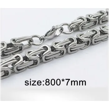 Řetízek Ocelový náhrdelník - 800x7mm