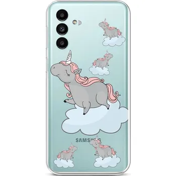 Pouzdro na mobilní telefon Kryt Samsung A13 5G Grey Unicorns (obal neboli pouzdro na Samsung A13 5G)