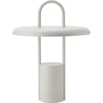 Lampička Přenosná stolní lampa PIER 25 cm, LED, písková, Stelton