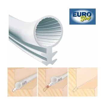 Silikonlist - silikonové těsnění do drážky EUROSTRIP (průměr 10 mm / hnědá / 100m)