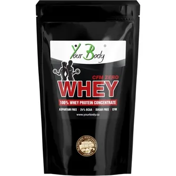 Protein YOURBODY WHEY PROTEIN ZERO Bílá čokoláda 1kg