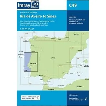 Cizojazyčná kniha Imray Chart C49 - Imray