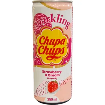 Limonáda Chupa Chups Strawberry & Cream 250 ml