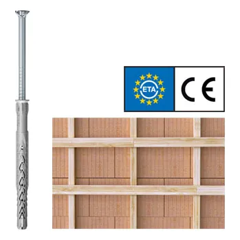 Hmoždinka Rámová hmoždinka SXRL-T se šroubem se zápustnou hlavou (14x180 T / TX50, pozink / 50ks)