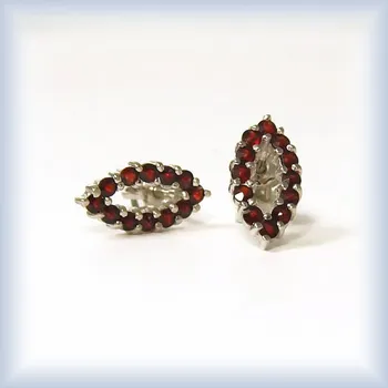 Náušnice bílé zlato