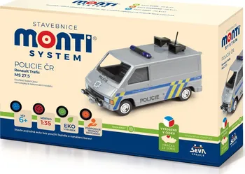 Stavebnice Monti System Seva Monti System Policie ČR Renault Trafic MS 27,5 1:35
