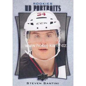 Sběratelská karetní hra insert RC karta STEVEN SANTINI 16-17 UD Ser. 2 Portraits Rookies číslo P-64