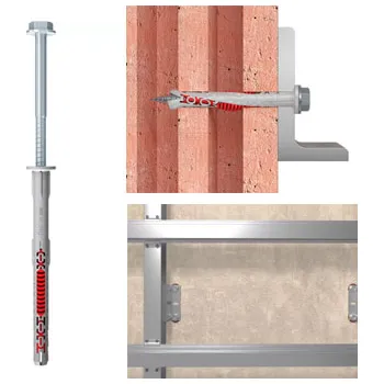 Hmoždinka Rámová hmoždinka DuoXpand se šroubem se šestihrannou hlavou a integrovanou podložkou (10 x 120 FUS R, TX40/SW13, pozink, 50 ks/bal / 50ks)