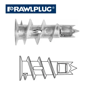 Hmoždinka R-DRA-02 Závrtná hmoždinka do sádrokartonu DRA-02, kov, 100ks/bal