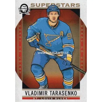 Karetní hra insert karta VLADIMIR TARASENKO 18-19 OPC Coast to Coast Superstars číslo 126