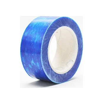 Zakrývací fólie na malování E0402C samolepicí LDPE ochranná fólie modrá (š. 250 mm x délka 200 m / plastové jádro / 200m)