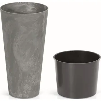 Květináč Květináč Tubus SLIM EFFECT marengo 30 x57 cm