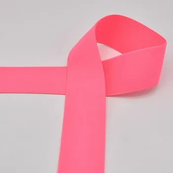 Textilní guma Pruženka neonově růžová, š.40mm