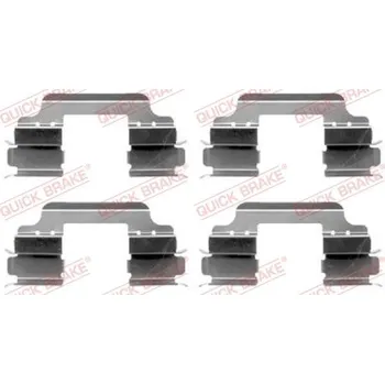 Brzdový systém Sada příslušenství obložení kotoučové brzdy QUICK BRAKE 109-1648