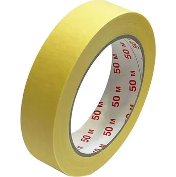 Lepicí páska páska lepicí Krepp 262 25mmx50m - žlutá