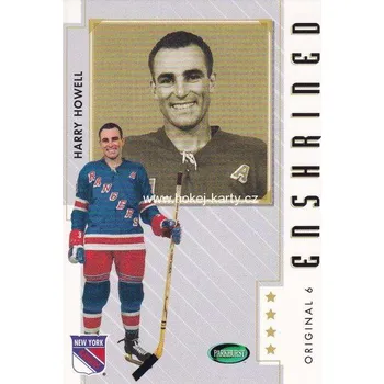 Karetní hra insert karta HARRY HOWELL 03-04 Parkhurst Original 6 Enshrined číslo 86