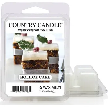 vonný vosk Country Candle Holiday Cake Vonný Vosk, 64 g
