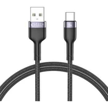 Datový kabel Tech-Protect | Tech-Protect Ultraboost kabel USB / USB-C 3A 1m, černý