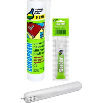 Tmel Lukopren S 8280 - Neutrální jednosložkový silikonový tmel (600 ml / transparentní / 1ks)