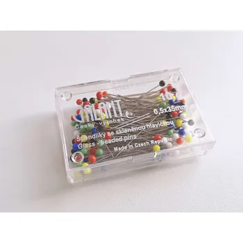 Nit Snový svět Špendlíky s plastovou hlavou 0,6x30 mm - 100ks