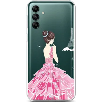 Pouzdro na mobilní telefon Kryt Samsung A04s Pink Princess (obal neboli pouzdro na Samsung A04s)