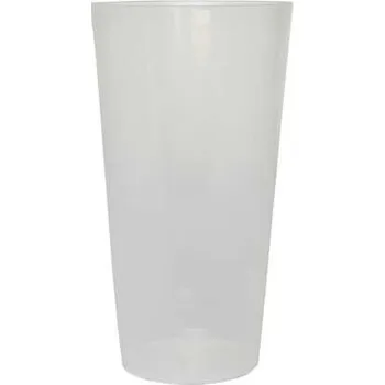 Jednorázové nádobí kelímek 500 ml, PP, transparentní Vraťák - bez klipu